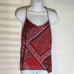 Hollister small red tank